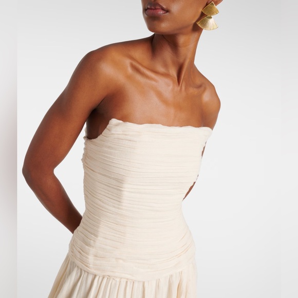 STAUD | NWT! Hightide strapless asymmetric maxi dress - Picture 2 of 8